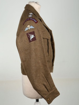 Interesting Parachute Regiment Officers Battle Dress Blouse of a Former Royal Air Force Navigator - 3