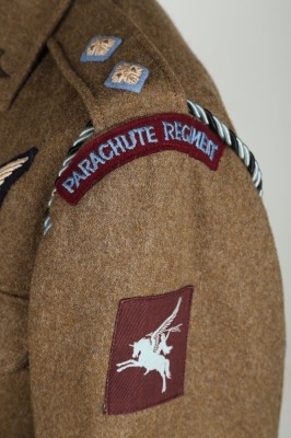 Interesting Parachute Regiment Officers Battle Dress Blouse of a Former Royal Air Force Navigator - 5