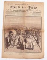 German Propaganda News Sheet Welt im Bild mit Erlauterungen in 12 Sprachen 10th April 1918