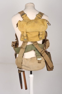 WW1 British 08 Webbing Set, Bayonet and Helmet - 3