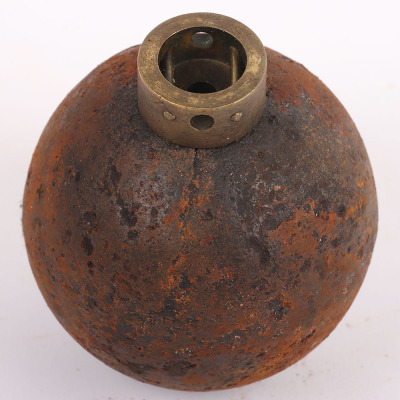 Inert WW1 French 1914 Ball Grenade - 2
