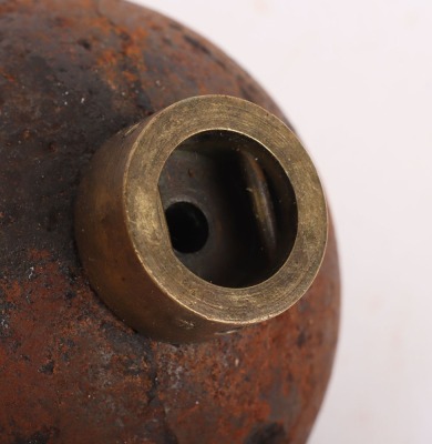 Inert WW1 French 1914 Ball Grenade - 4