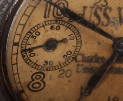 Soviet Russian Made Watch of USS Vedette and Vice Admiral Charles A Pownall, Last Military Governor of Guam Interest - 11