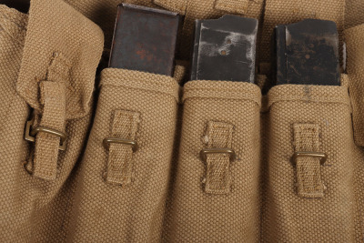 WW2 British Airborne Sten Gun Magazine Bandolier - 7