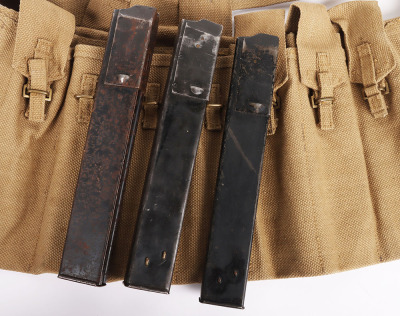 WW2 British Airborne Sten Gun Magazine Bandolier - 8