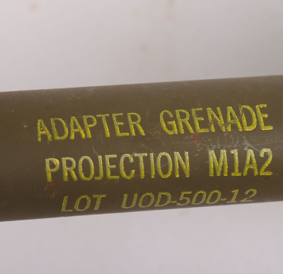 Inert American Grenade with M1A2 Projection Mount - 3
