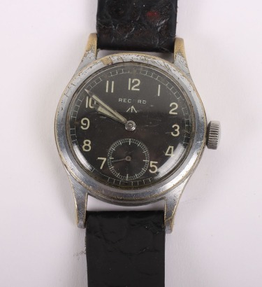 Record British Military Issue Dirty Dozen Wristwatch