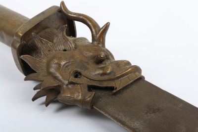 Boxer Rebellion Period Chinese 2-Handed Sword - 5