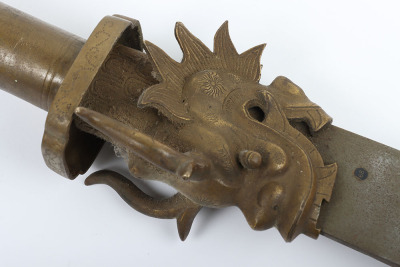 Boxer Rebellion Period Chinese 2-Handed Sword - 6
