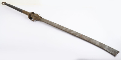 Boxer Rebellion Period Chinese 2-Handed Sword - 11