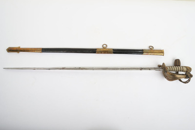 Post 1901 Royal Naval Reserve (R.N.R) Officers Sword - 3