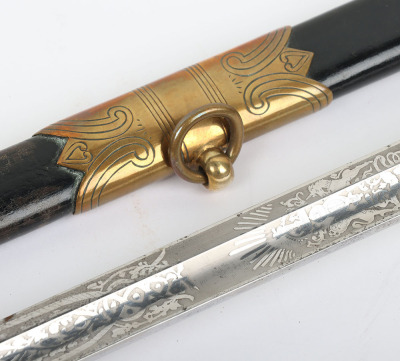 Post 1901 Royal Naval Reserve (R.N.R) Officers Sword - 5