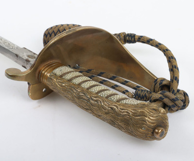 Post 1901 Royal Naval Reserve (R.N.R) Officers Sword - 7