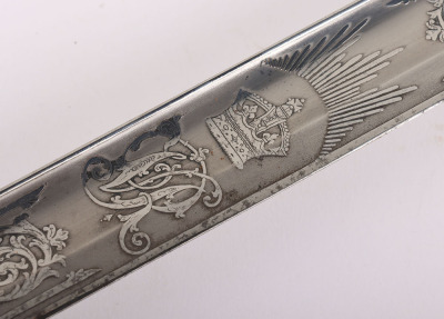 1845 Pattern Infantry Officers Sword by Henry Wilkinson No.24074 Made for Lt. Col. Bergmann 6.12.1881 - 12