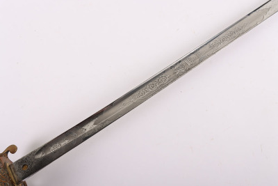 1845 Pattern Infantry Officers Sword by Henry Wilkinson No.24074 Made for Lt. Col. Bergmann 6.12.1881 - 13