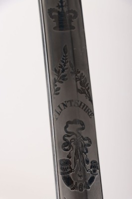 Victorian 1845 Pattern Officers Sword of the Flintshire Rifles - 7
