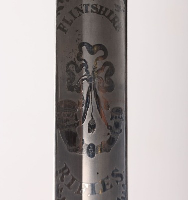 Victorian 1845 Pattern Officers Sword of the Flintshire Rifles - 9