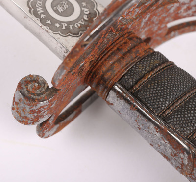 Victorian 1845 Pattern Officers Sword of the Flintshire Rifles - 11