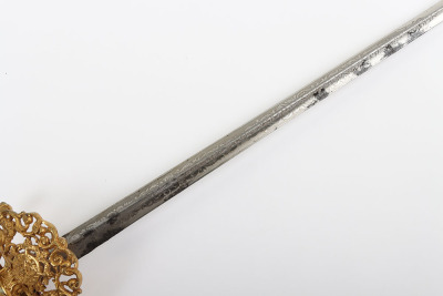 Belgian Diplomats Sword c.1900 - 8