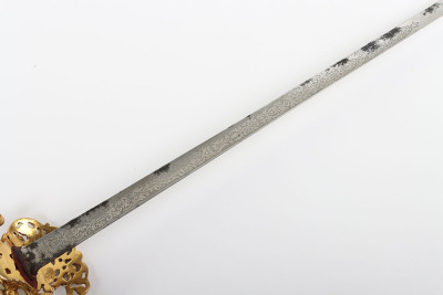 Belgian Diplomats Sword c.1900 - 9