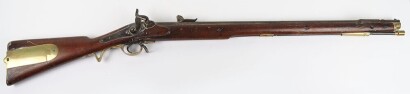 Scarce .702” Russian / Finnish Chasseurs Brunswick Pattern Percussion Service Rifle Made Under Contract by P J Malherbe of Liege