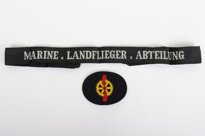 Scarce Imperial German Marine Land-Flieger Abteilung Cap Tally