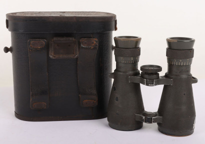 Cased Pair of WW1 German Officers Fernglas 08 Binoculars