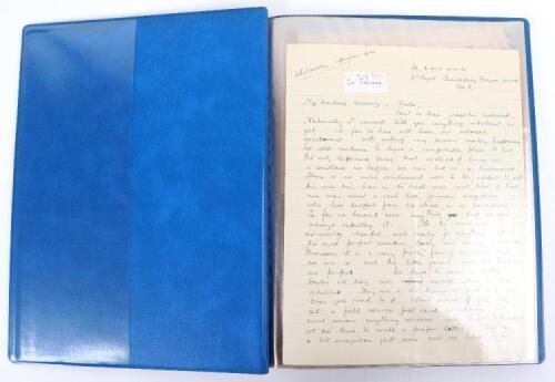 Archive of Lt. M.M.V.Maude, 5th Royal Inniskilling Dragoon Guards 1940, fascinating Collection of letters chronicling his time in France in May 1940 waiting for the German attack