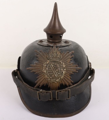 Imperial German Saxon Other Ranks Pickelhaube