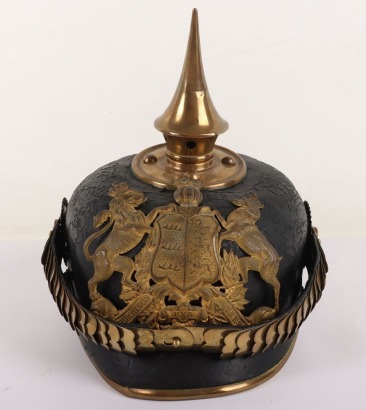 Imperial German Wurttemberg One Year Volunteers Pickelhaube