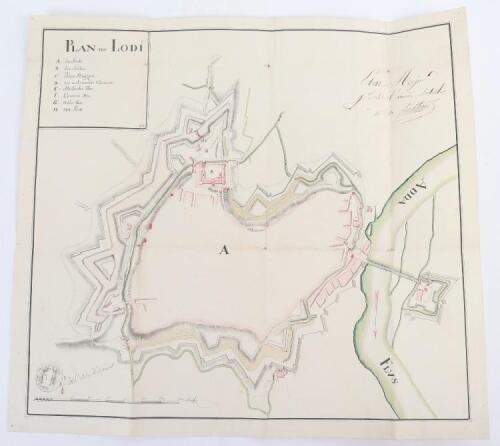Signed Napoleonic Map