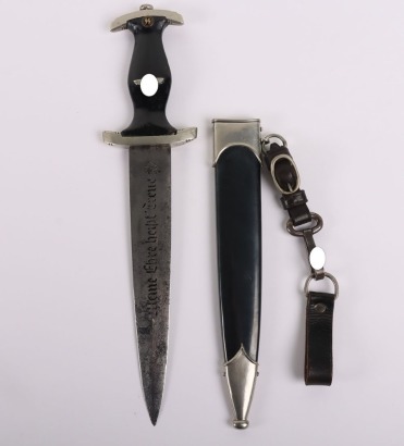 Third Reich SS (Schutzstaffel) Partial Ernst Rohm Inscription Dress Dagger by Gottlieb Hammesfahr, Solingen-Foche