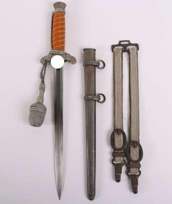 WW2 German Army Officers Dagger with Straps and Knot