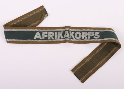 WW2 German DAK Afrikakorps Tunic Cuff Title