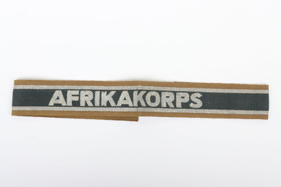 WW2 German DAK Afrikakorps Tunic Cuff Title