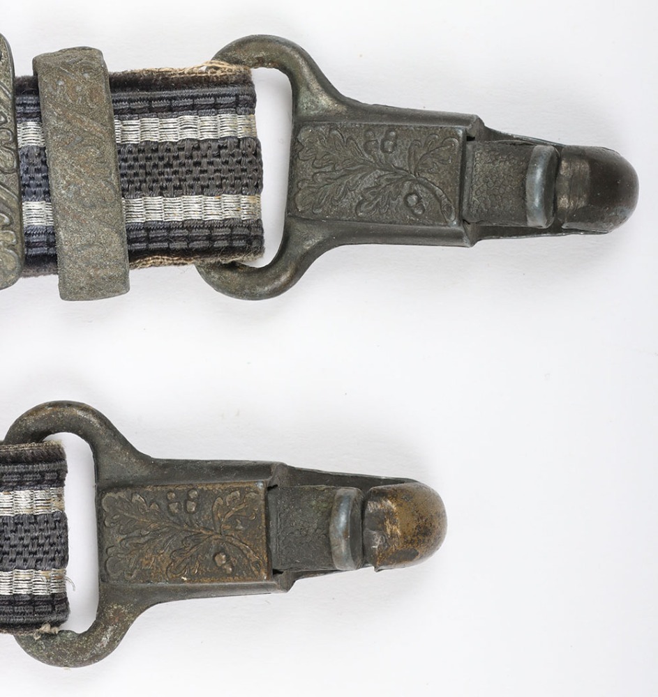 Set of WW2 German Luftwaffe 2nd Pattern Dagger Straps