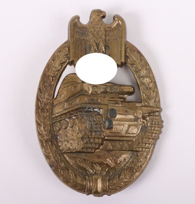 WW2 German Army / Waffen-SS Panzer Assault Badge in Bronze