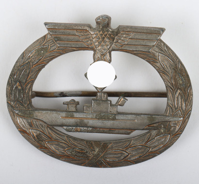 WW2 German Kriegsmarine U-Boat Badge by Friedrich Orth “FO”