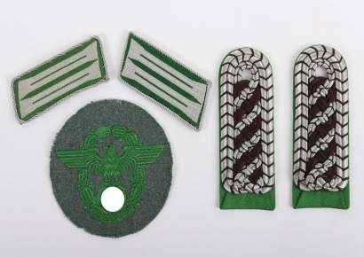 Third Reich Schützpolizei / Police Tunic Insignia Grouping