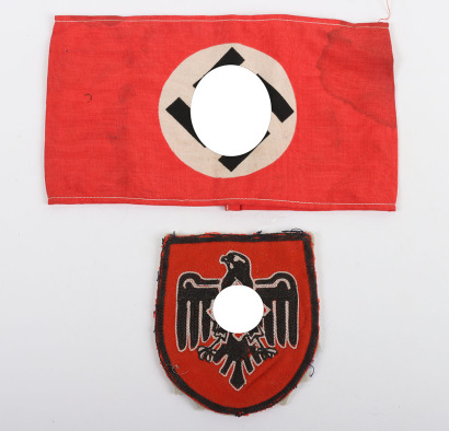 Third Reich NSRL Sports Association Insignia, Type Worn at the 1936 Olympic Games