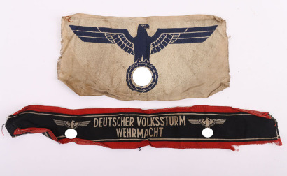 WW2 German Deutscher Volkssturm Armband