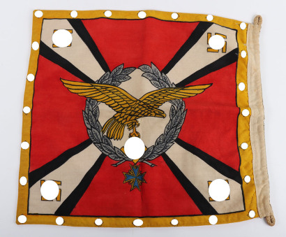 Rare WW2 German Reichminister Hermann Goring Commander & Chief of the Luftwaffe Command Flag