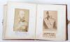 Carte de Visite Album with Military Personalities