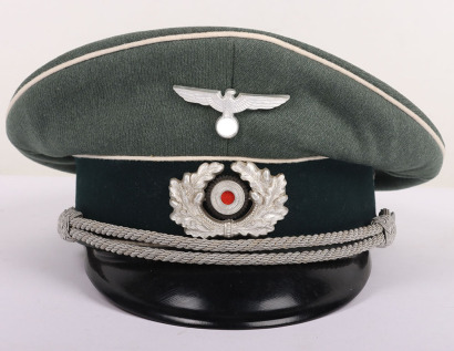 WW2 German Infantry Officers Peaked Cap