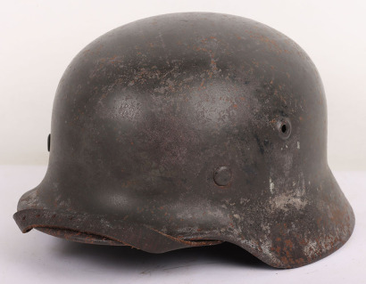 WW2 German Army (Heer) M40 Steel Combat Helmet