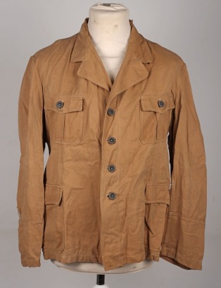 WW2 German Afrikakorps Tropical Tunic, Possibly Luftwaffe