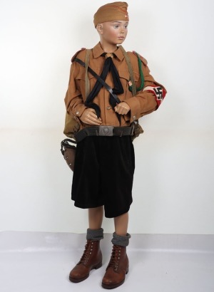 Third Reich Hitlerjugend (HJ) Uniform and Equipment Mannequin Display of a HJ Boy from District “West-Westfalen”