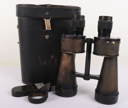 WW2 German Kriegsmarine 7x50 Binoculars by Leitz with Marine Case of Issue