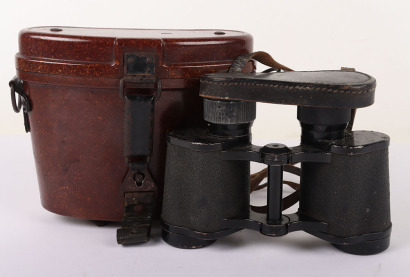 WW2 German 1944 Period 8x30 Binoculars by Carl Zeiss, Jenna, in Bakelite Case of Issue