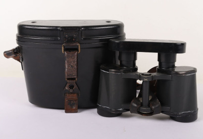 Late WW2 1944/45 German Army 6x30 Binoculars by Carl Zeiss